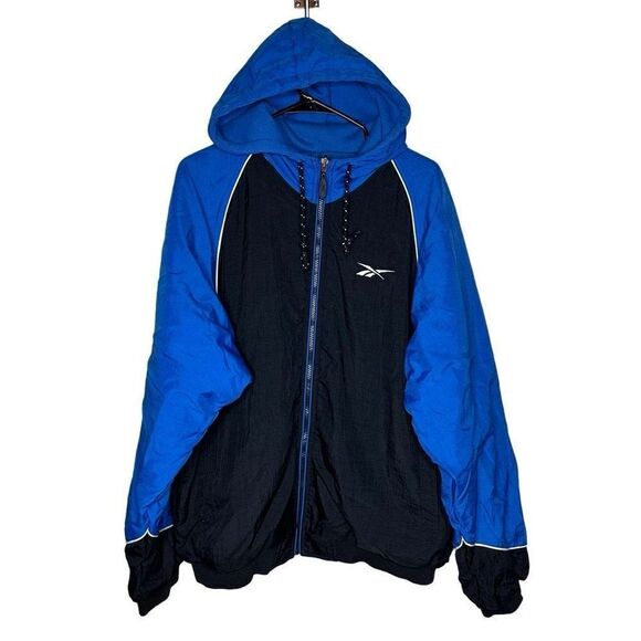VTG 90’s Reebok Insulated Jacket Size XL Black - Picture 1 of 4